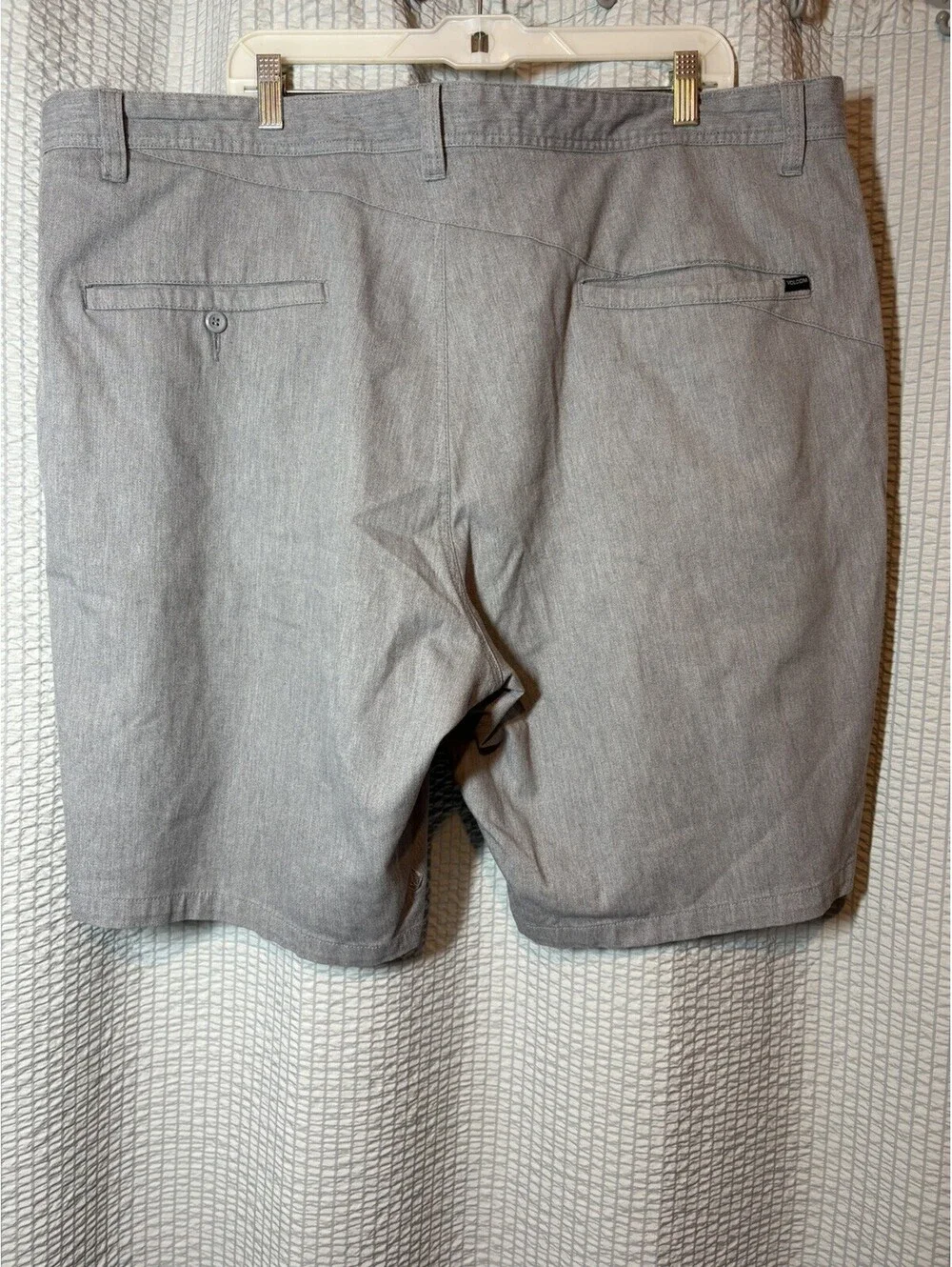 Volcom Men's Kerosene Hybrid Chino Shorts Gray Size 44